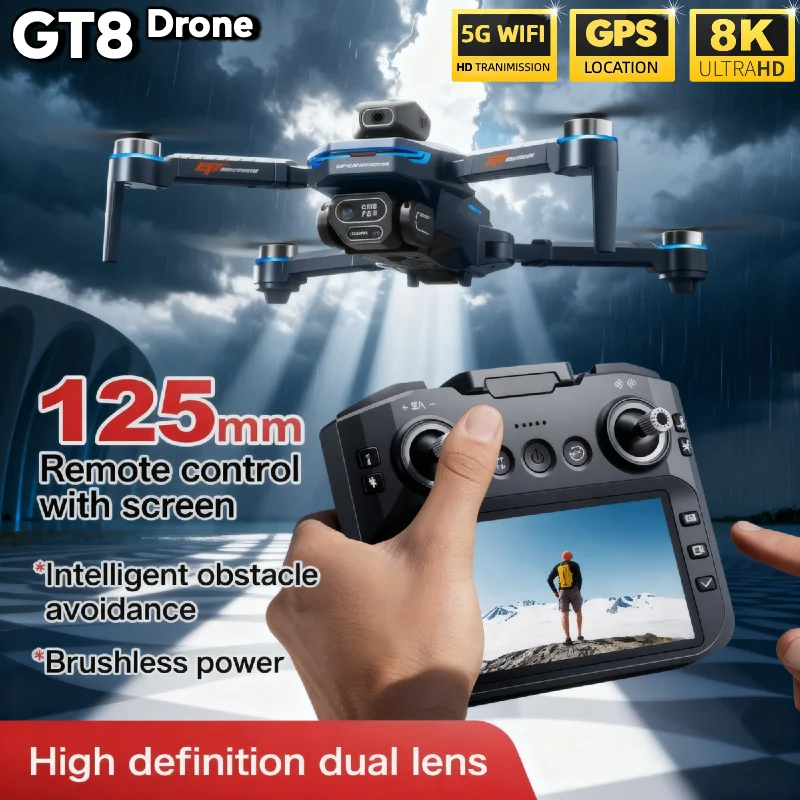Chaud pour LSRC GT8 Drone 4K p - Fpv Brushless Rc Drone 4K avis et prix