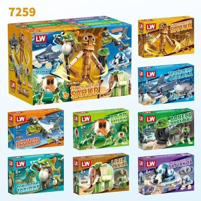 Anime Italian Brainrot Tralale - Anime Action Figure Blind Box avis et prix